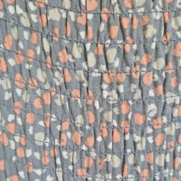 URBAN Romantics Blue and Pink Patterned Blouse - Picture 4 of 4